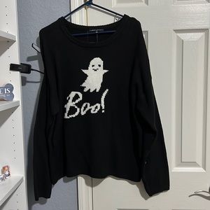 Black boo sweater size xl by state of mind